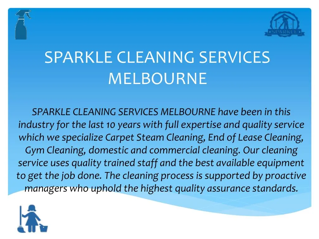 sparkle cleaning services melbourne
