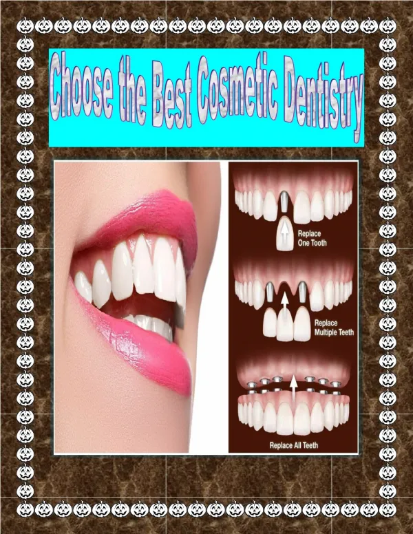 Choose the Best Cosmetic Dentistry
