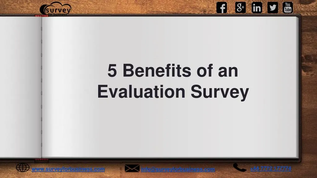 5 benefits of an evaluation survey