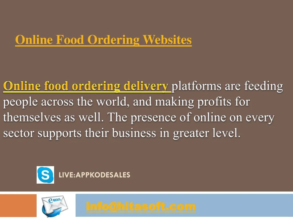 online food ordering websites