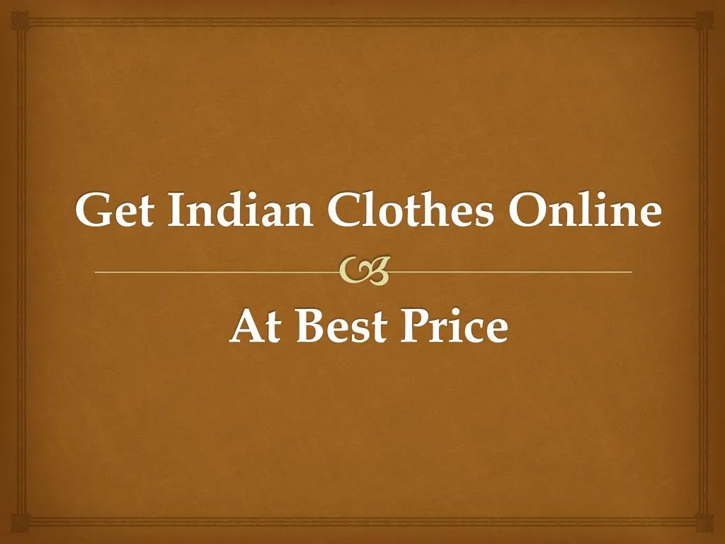 get indian clothes online at best price