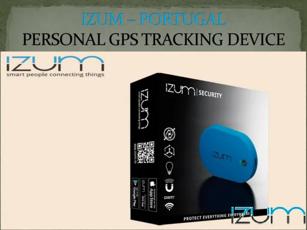 Best Personal Tracking Device - IZUM USA