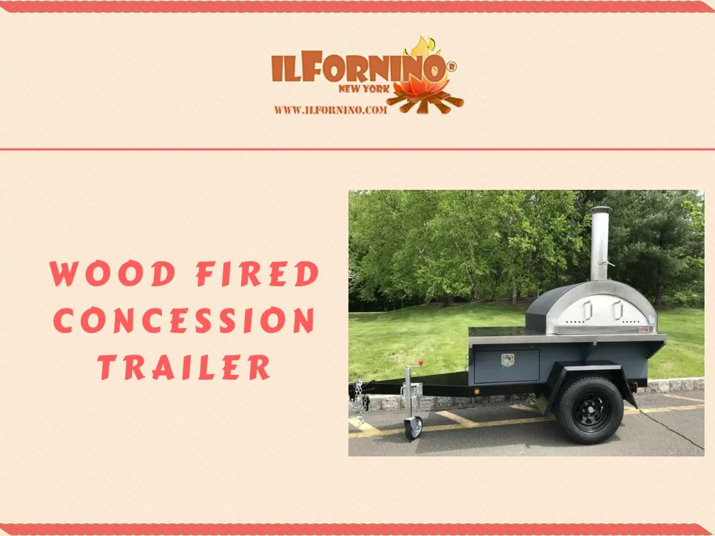 wood fired concession trailer
