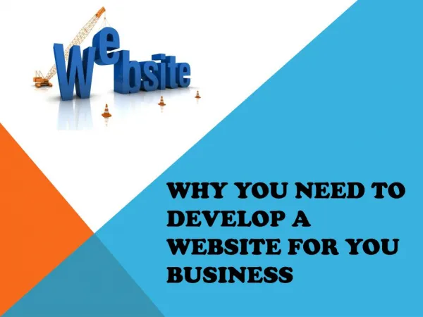 Why you need to Develop A Website for you Business