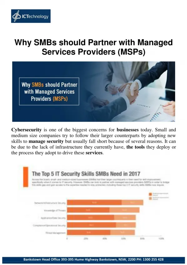Why SMBs should Partner with Managed Services Providers (MSPs)