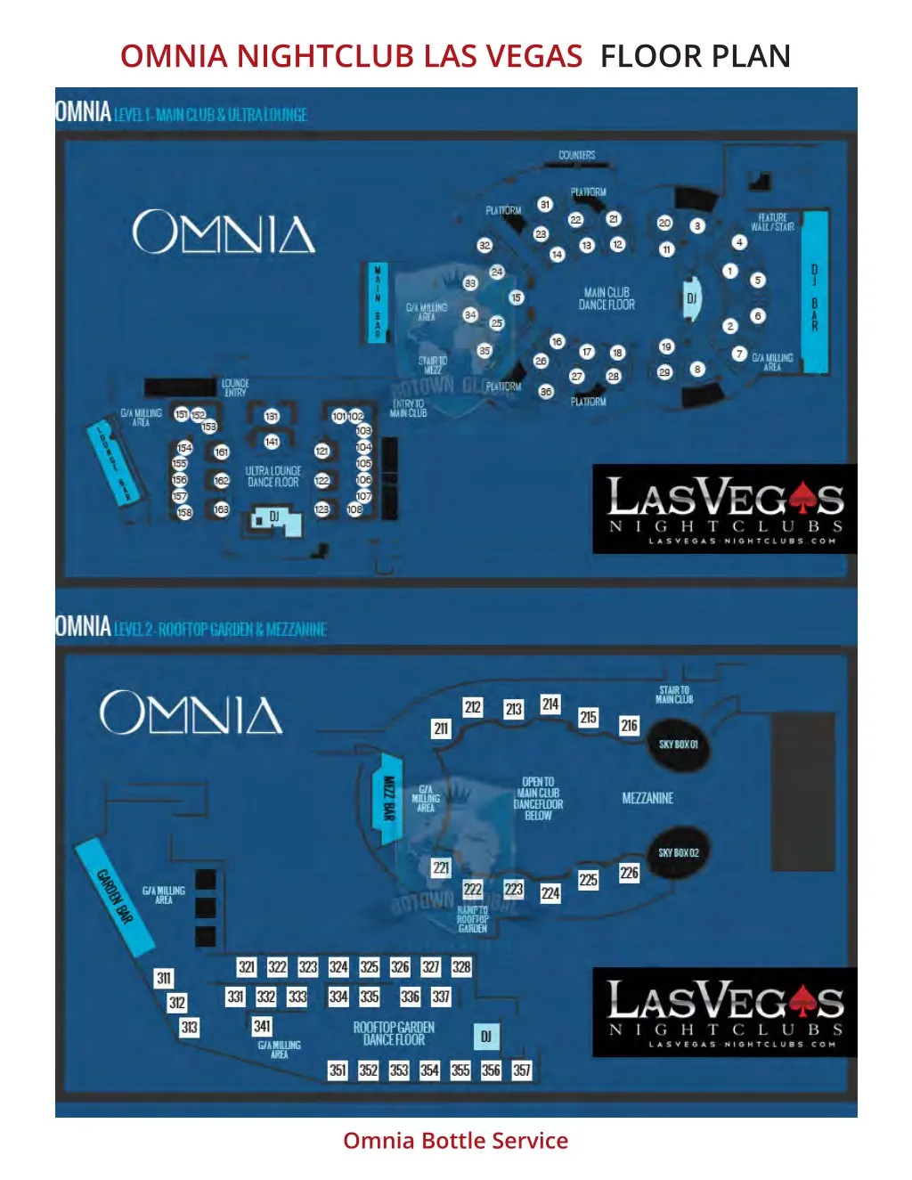 omnia nightclub las vegas floor plan