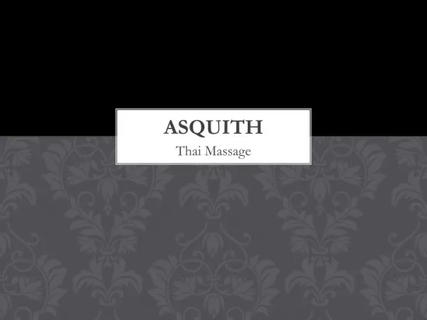 Asquith thai massage