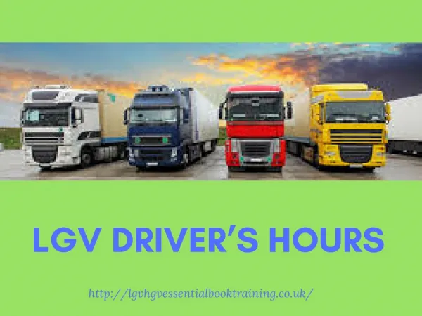 LGV Driver’s Hours