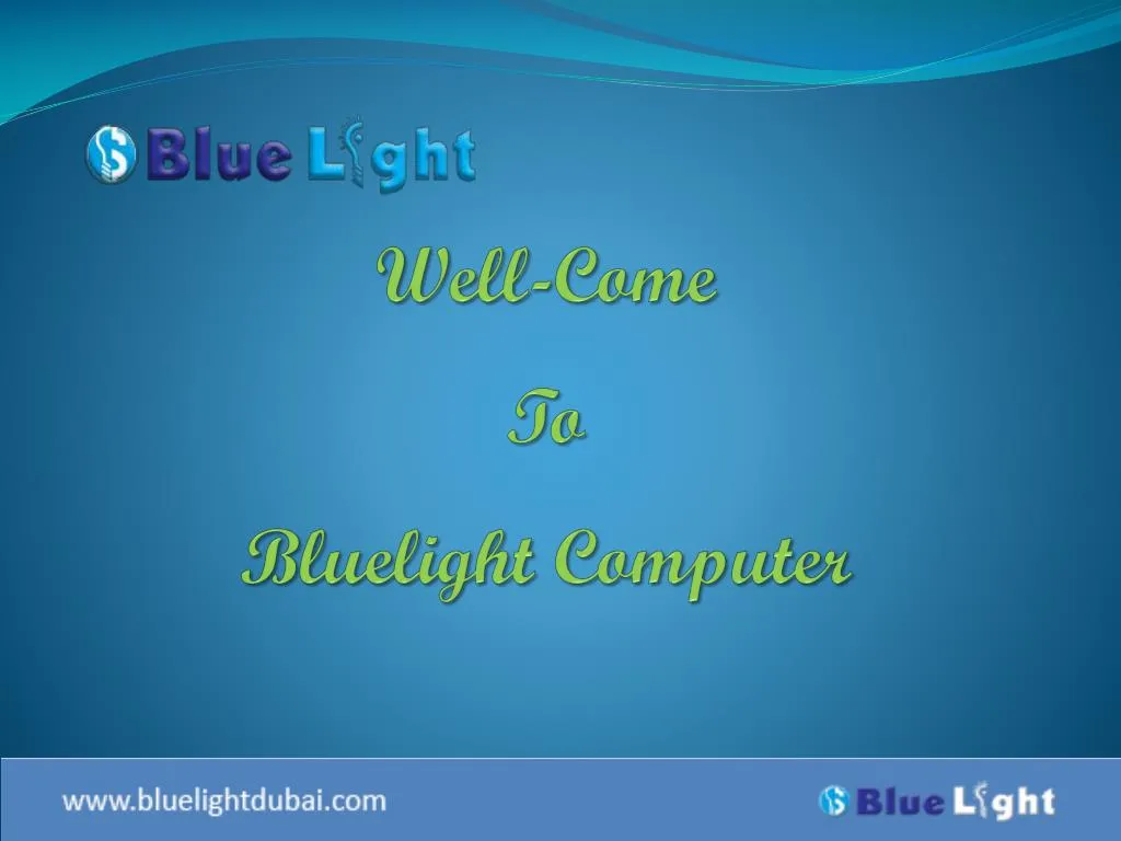 well come to bluelight computer