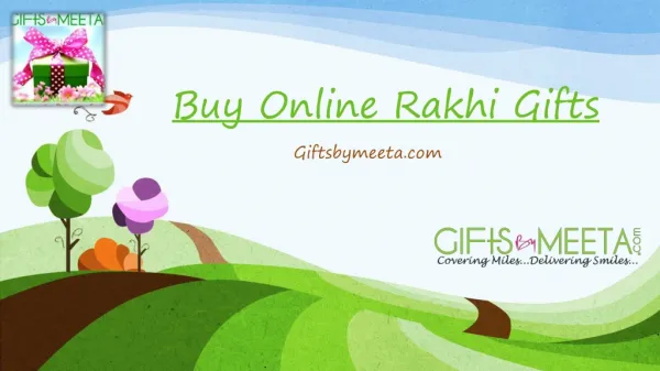 Buy Online Rakhi Gifts From Giftsbymeeta