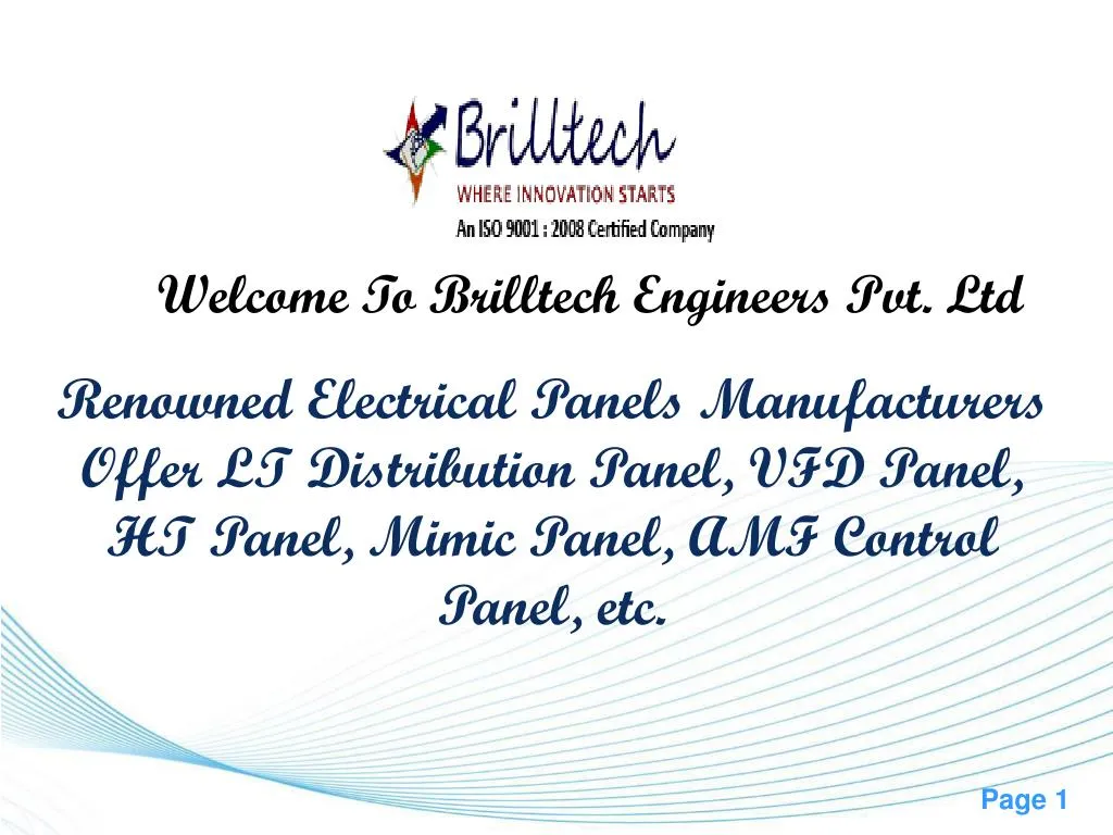 welcome to brilltech engineers pvt ltd