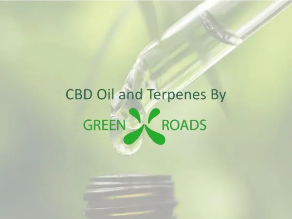 CBD Oil and Terps by GreenRoads