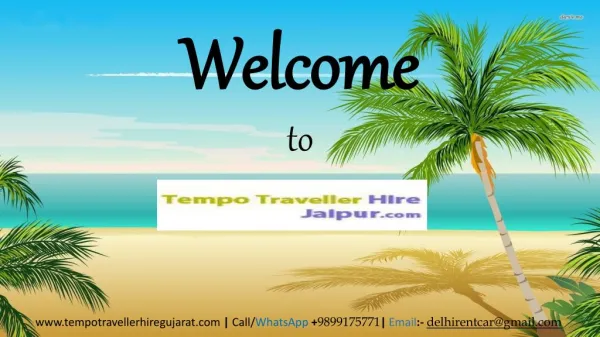 Hire Luxury Tempo Traaveller in Jaipur