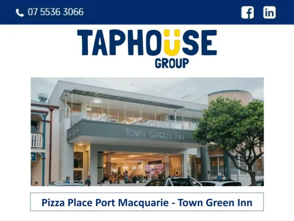 Pizza Place Port Macquarie - Town Green Inn