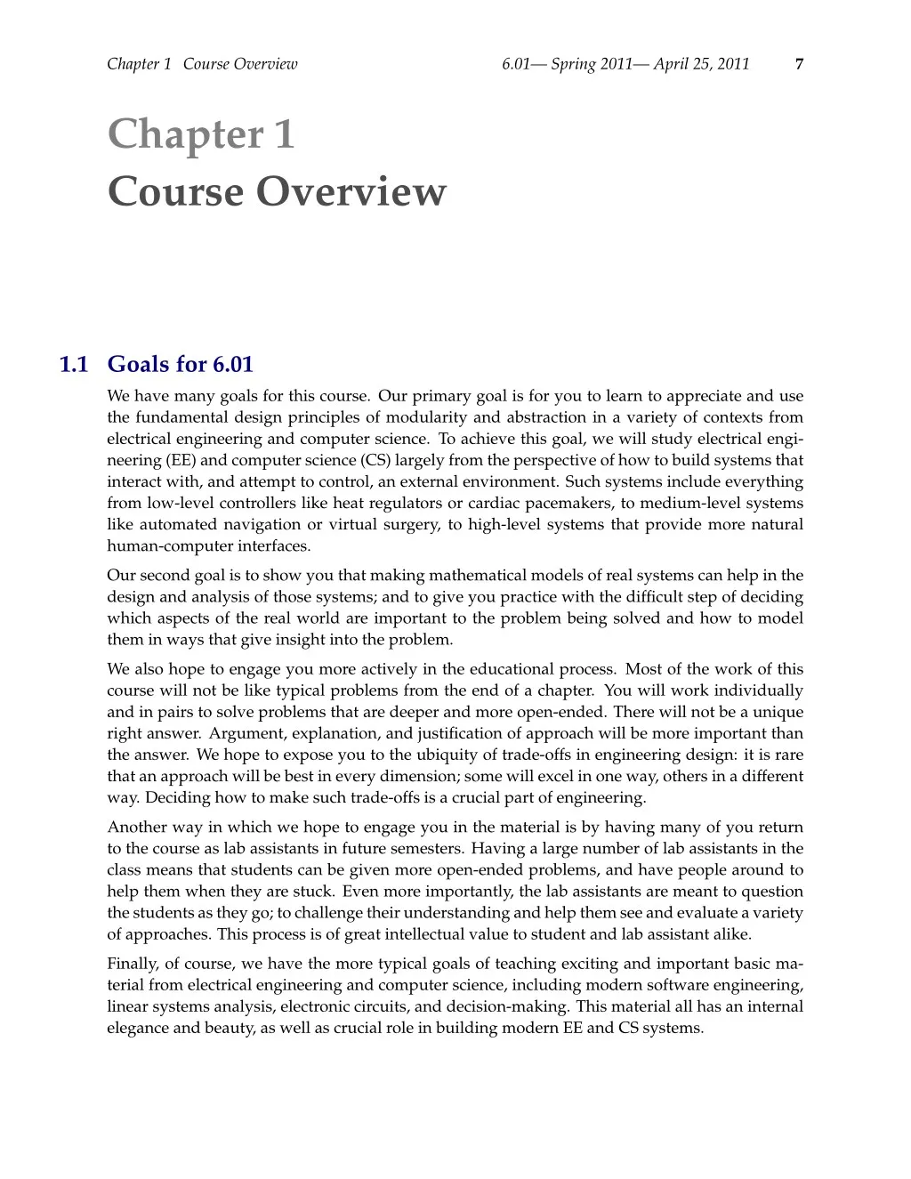 chapter 1 course overview