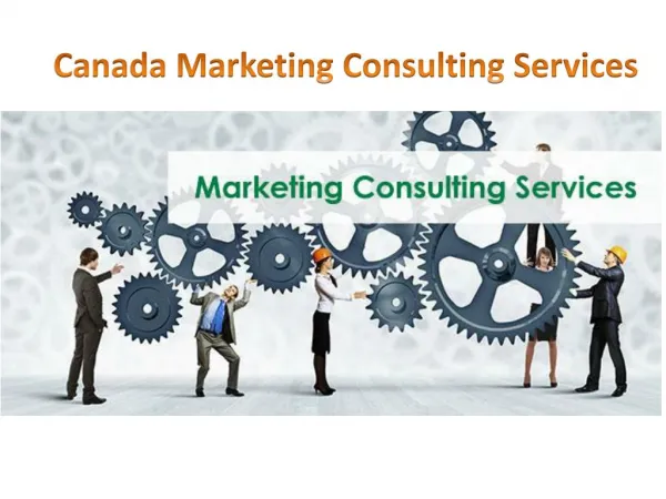 Canada Marketing Consulting Services