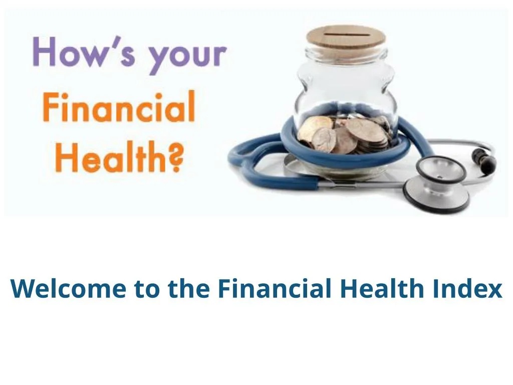 welcome to the financial health index