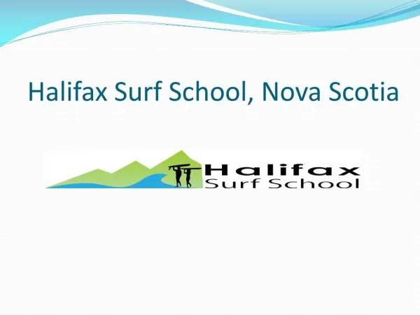 Halifax Surf School, Nova Scotia