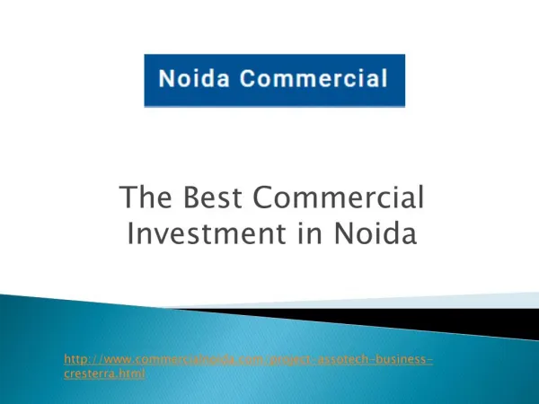 Get Best Commercial Investment in Noida