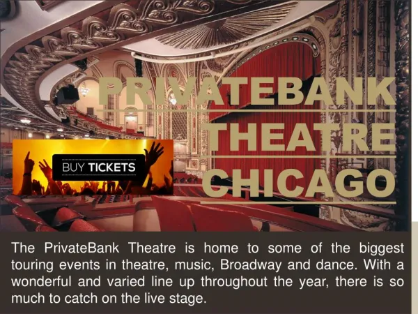 privatebank theatre chicago