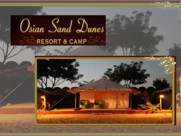 About Osian Sand Dunes