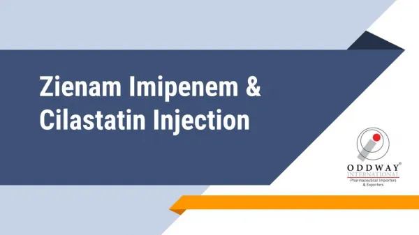 MSD Zienam Injection Price India | Imipenem 500mg & Cilastatin 500mg Injection | Antibiotic Medicines Wholesaler