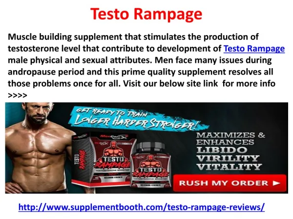 Testo Rampage Does It Really Works ?