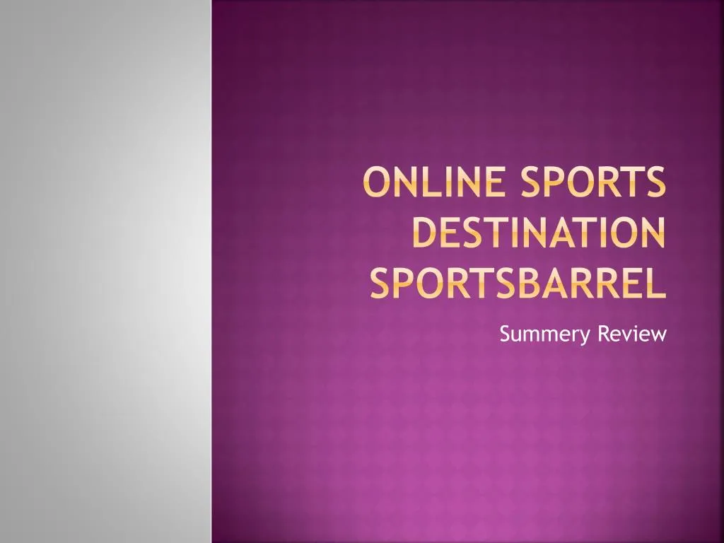 online sports destination sportsbarrel