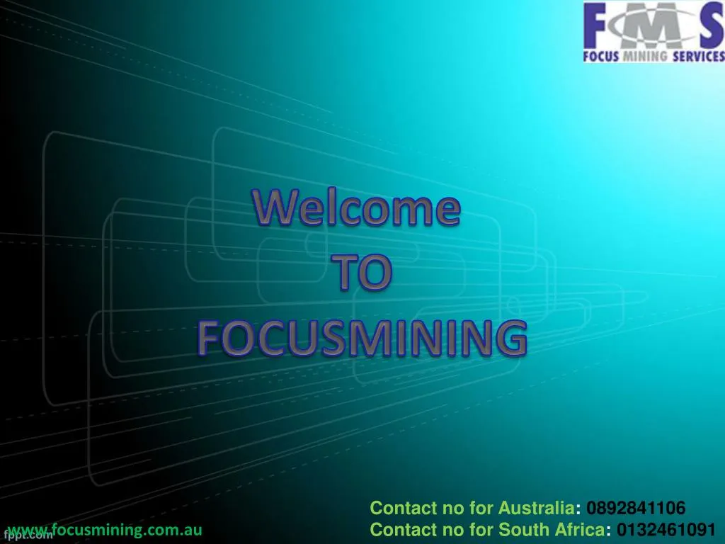 welcome to focusmining