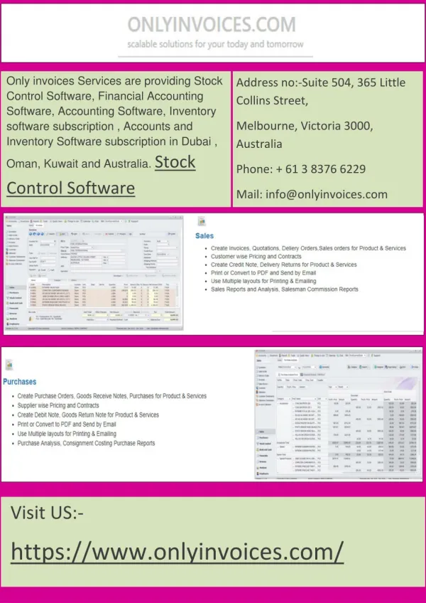 Stock Control Software