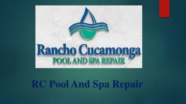 RC Pool And Spa Repair