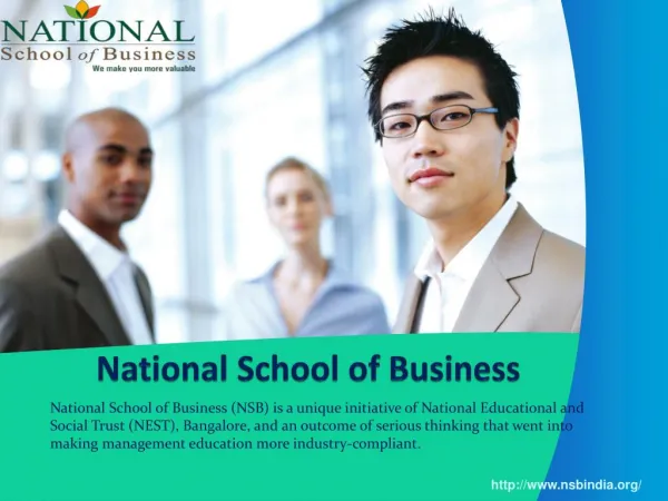 National School of Business