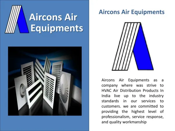 HVAC Air Distribution Product in India