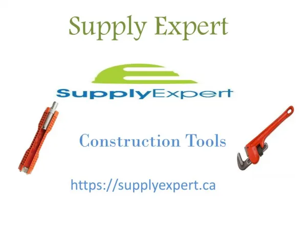 Construction Tools Supplier in Canada