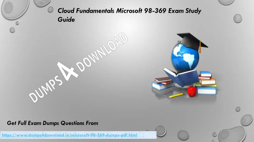 cloud fundamentals microsoft 98 369 exam study