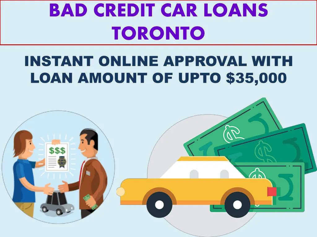 bad credit car loans toronto
