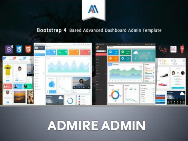 Bootstrap Laravel Admin Template- Admire