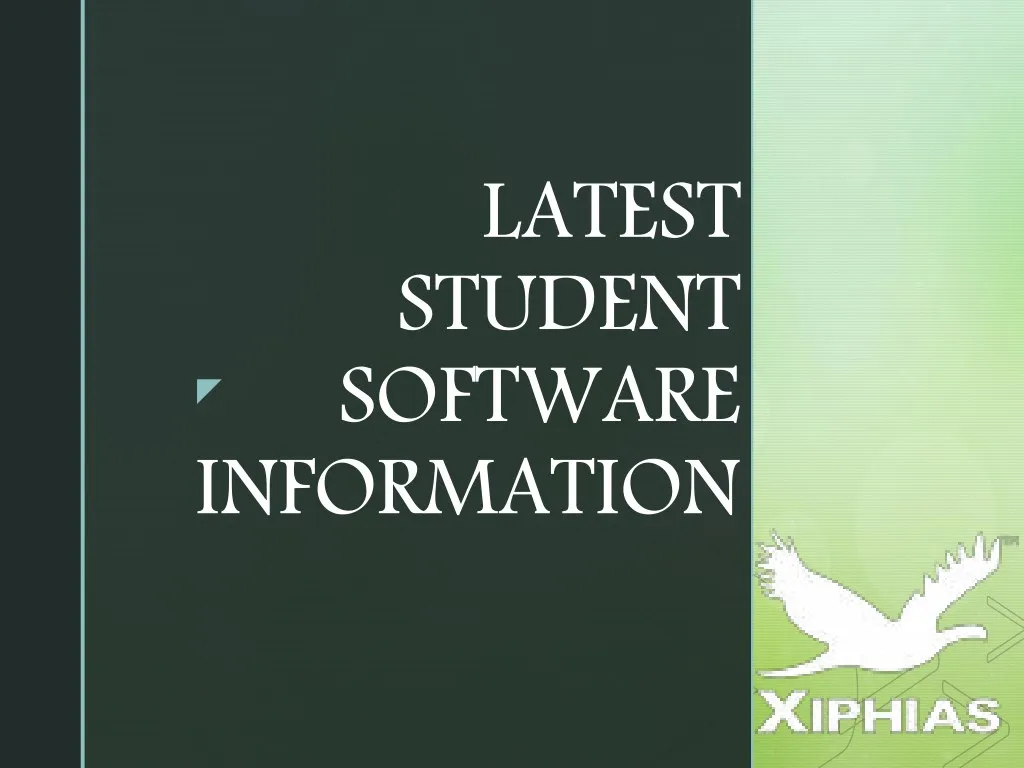 latest student software