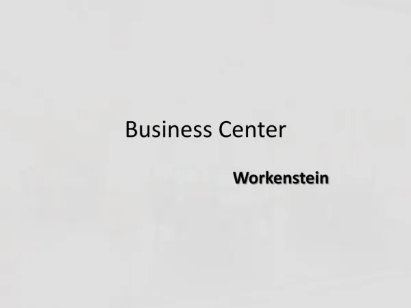 Business Centers in Chennai