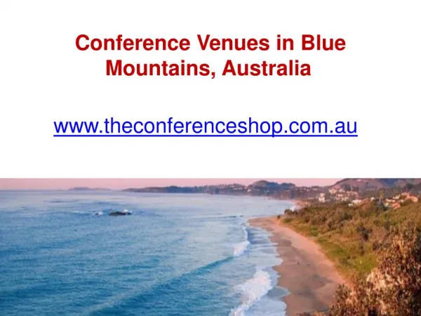 Conference Venues in Blue Mountains, Australia	- Theconferenceshop.com.au