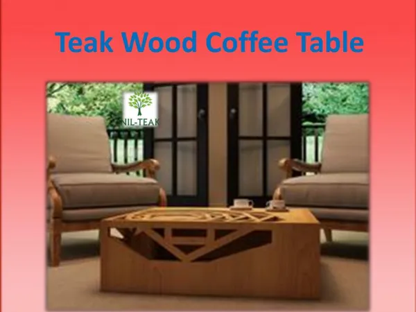 Teak Wood Coffee Table