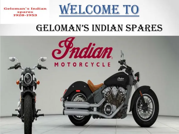 Indian motorcycle spares parts