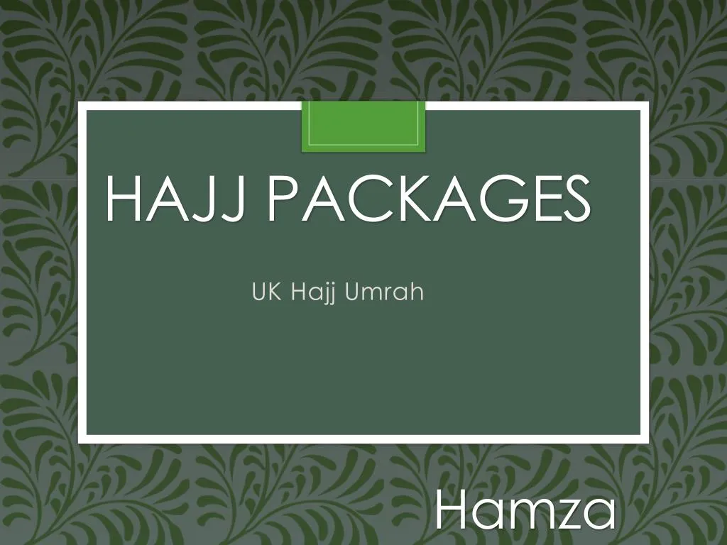 hajj packages