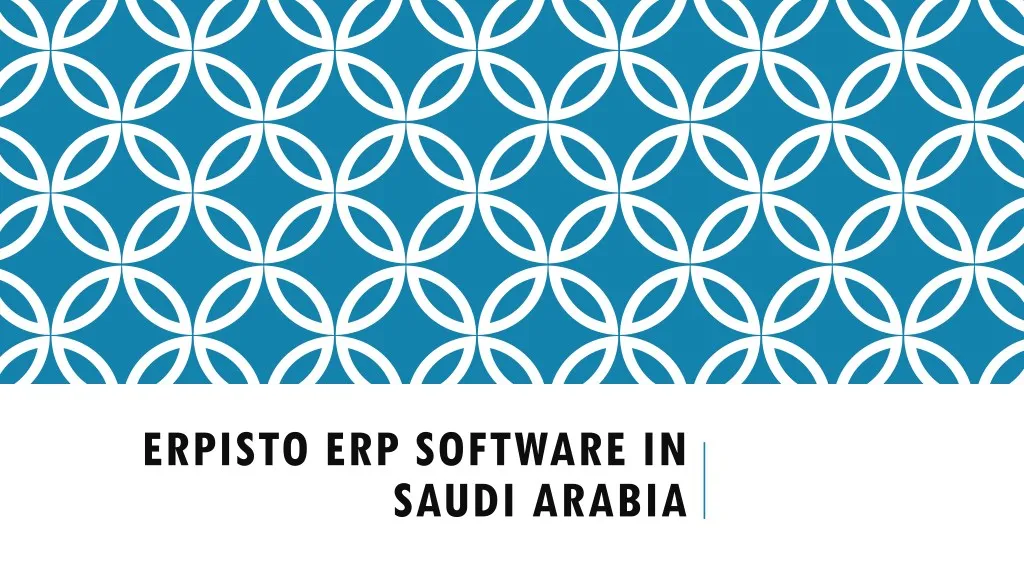 erpisto erp software in saudi arabia