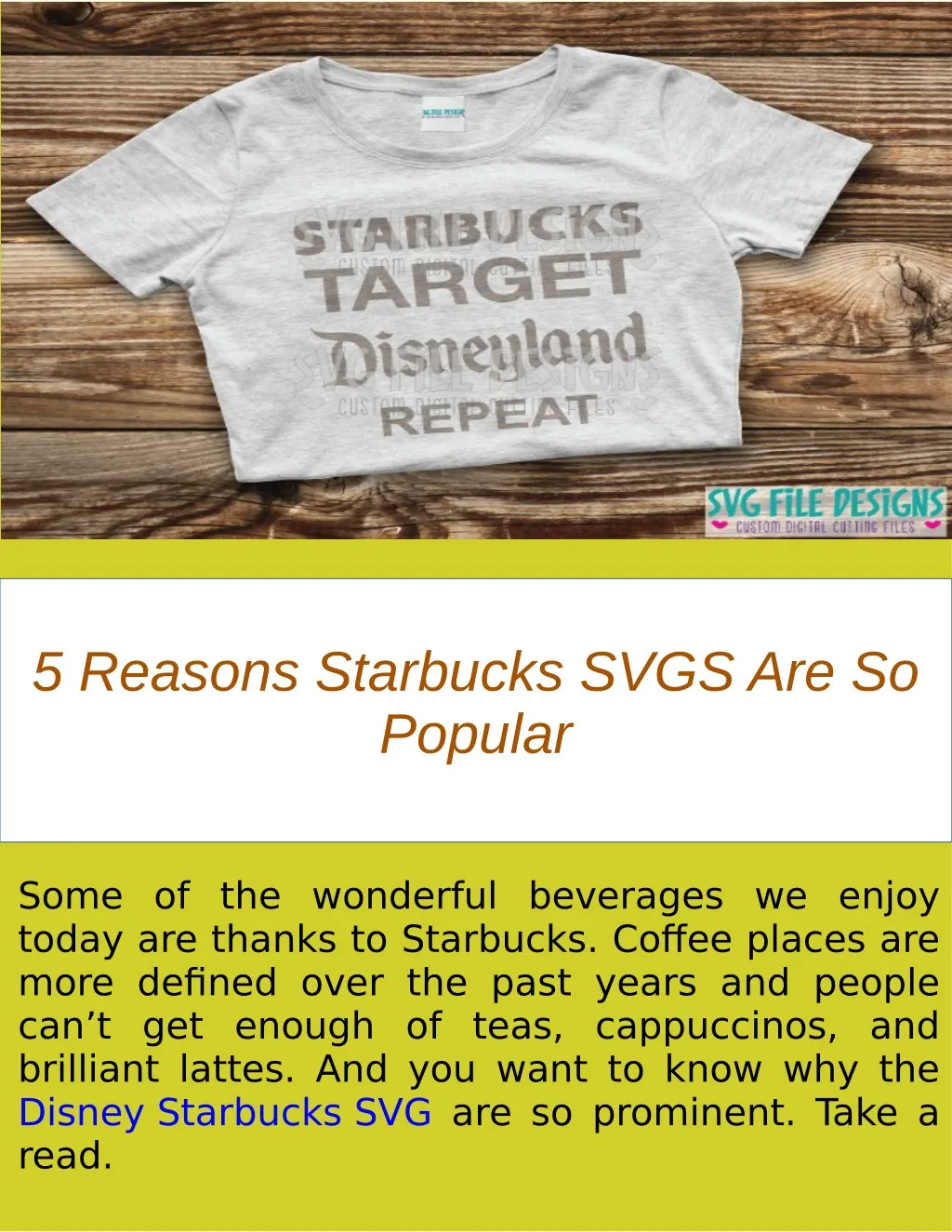 5 reasons starbucks svgs are so popular