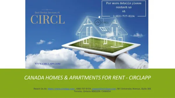 Canada Homes & Apartments For Rent - Circlapp