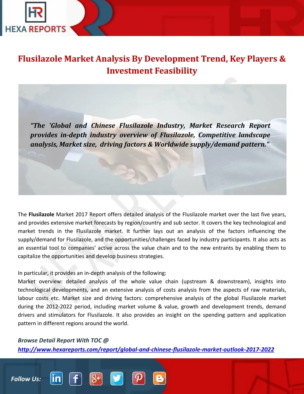 flusilazole market analysis by development trend