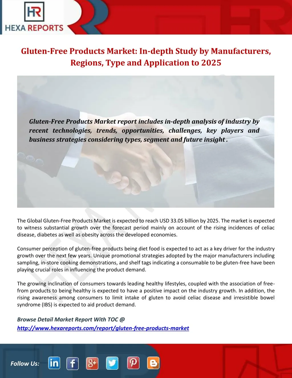 gluten free products market in depth study