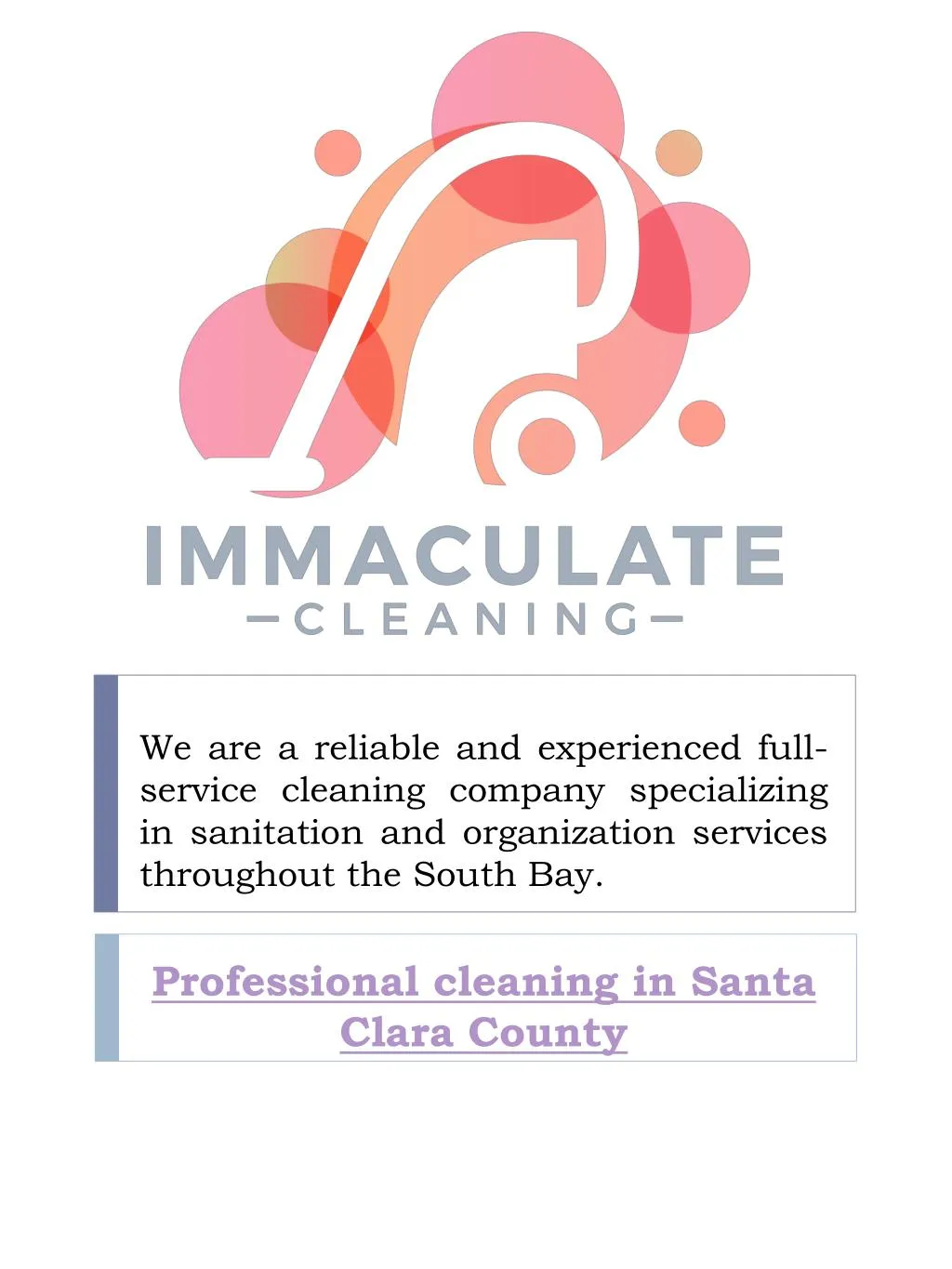 professional cleaning in santa clara county