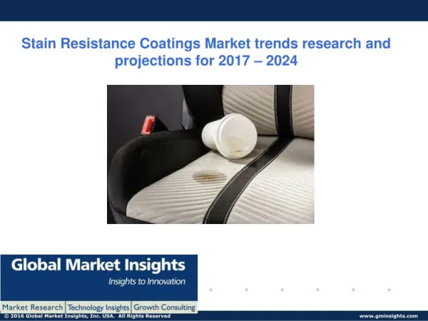 Analysis of Stain Resistance Coatings Market applications and companies active in the industry